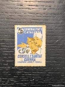 Selos: Generalitat Cataluña. Consell de Sanitat de Guerra. Dent.14